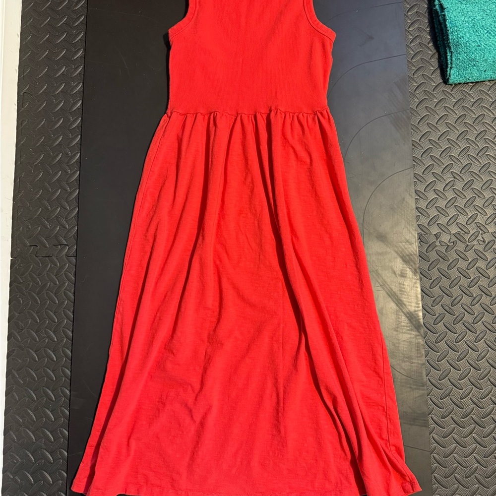 Women’s Sonoma goods for life mixed media knit dress m Hawaii rose